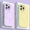 Liquid Silicone Magnetic Phone Case For iPhone 15 14 16 Plus 16E 11 12 13 16 Pro Max SE4 Magsafe Charge Protector Cover
