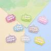 Colored Resin Glitter Letter Charms for DIY Earrings, Keychains & Pendants