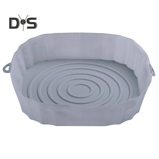 

Легко чистящаяся решётка, дренажное отверстие 3D, прочный универсальный противень для жарки светло-серый