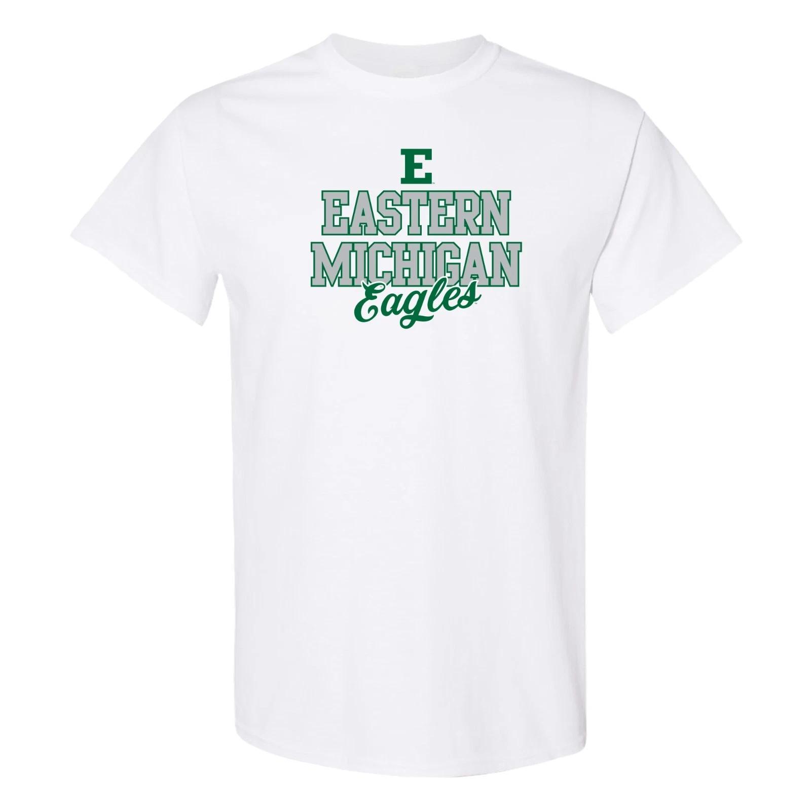 Eastern Michigan Fresh Script T-Shirt - White 2XL