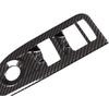TOYCIDFG Car Door Inner Handle Window Lift Button Panel Cover Trim Compatible with Alfa Romeo Giulia 2017-2021, Carbon Fiber Pattern Car Decoration