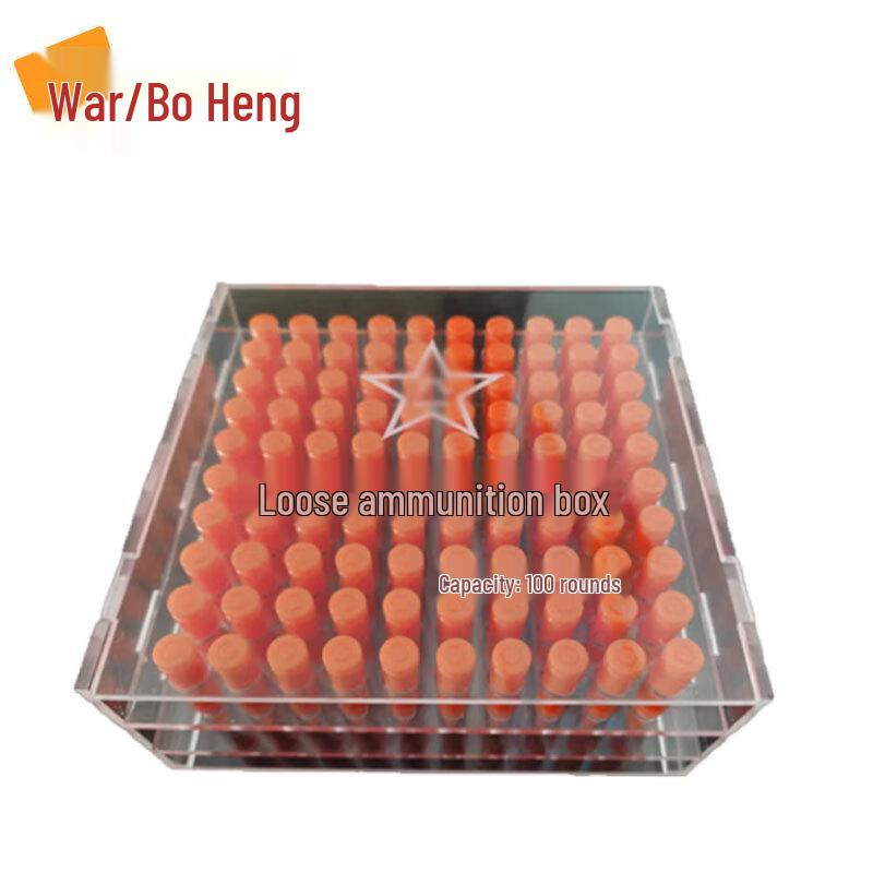 Clear Ammunition Storage Boxes and Cases