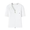 Navigare Women's Slim Fit Short Sleeve Knitted Cardigan