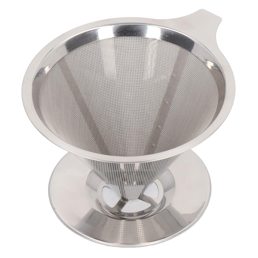 Pour Over Coffee Dripper 304 Stainless Steel Slow Drip Coffee Filter Reusable Coffee Maker Accessory