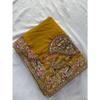Wedding Collection Soft Star Georgette Saree – Embroidery Cutwork Elegance