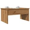 VidaXL Coffee Table Artisan Oak 80x50.5x41.5 Cm Engineered Wood, Coffee Table with Lift-up Top, End Table, Table 856931
