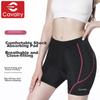 Women's Cycling Shorts with Silicone Foam Padded Seat, Mountain And Road Bike Riding Gear, Black S