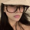 Kawaii Leopard Print Eyeglass frame Hello Kitty Accessories Cute Sweet Cool Cartoon Anime Y2K subculture Vintage Toys Girl Gifts