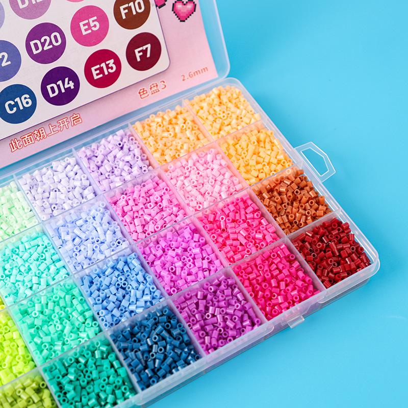 2.6mm Colorful Fusion Beads Set for Children's DIY Crafts - High Temperature Resistant