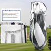 1 Stück Golftaschenabdeckung mit Reißverschluss Wasserdicht Große Kapazität Golfbag Regenschutz Langlebig Staubdicht Outdoor Golftaschenzubehör Platzzubehör