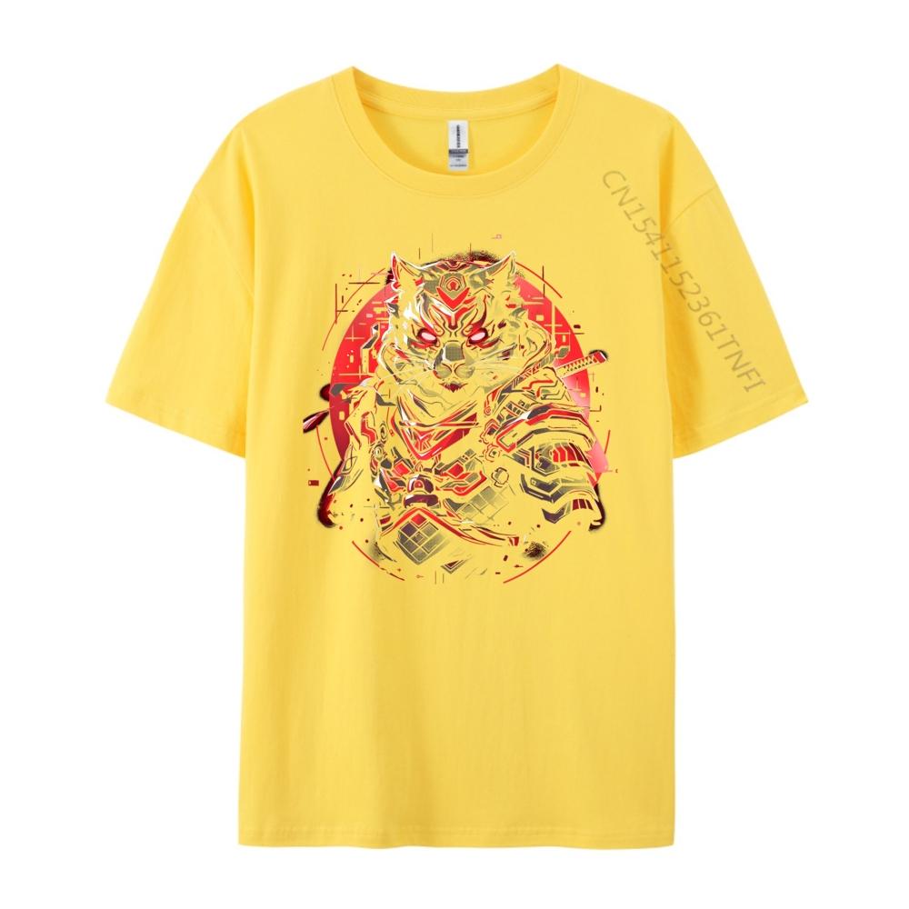 Cat Samurai Ninja Cat Samurai Art Ukiyo E Streetwear Vintage 4TH of July Street Wear T Shirt New Shirts And TShirts EU SIZE