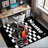 Custom Name Truck Printed Carpet,Rug for Office Chair Living Room Bedroom Kitchen Room Decor Gifts.