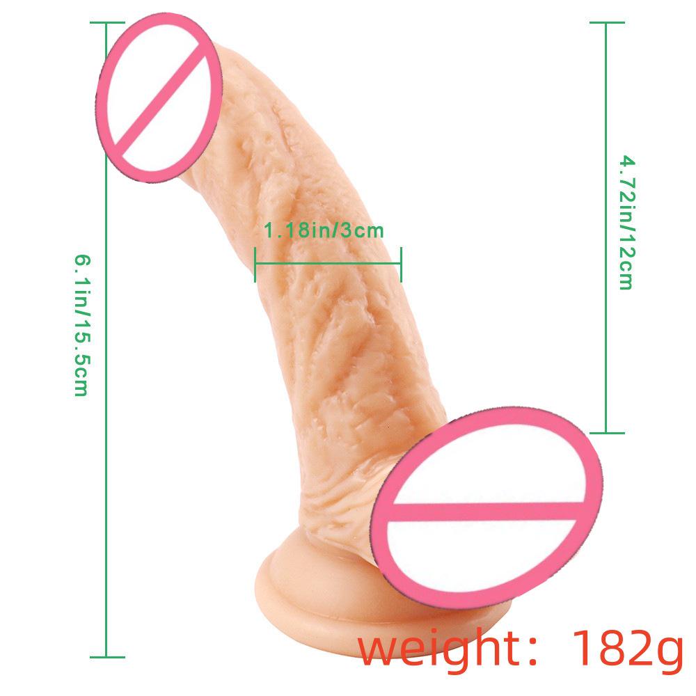 Little Moon Transparent Crystal Beginner's Suction Cup Dildo Vibrator