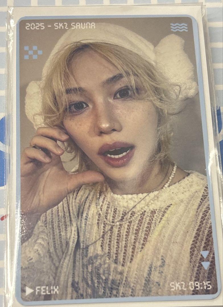 

[Б/У] Stray Kids Сауна JYP Поп-ап Феликс Бонусная Торговая Карта