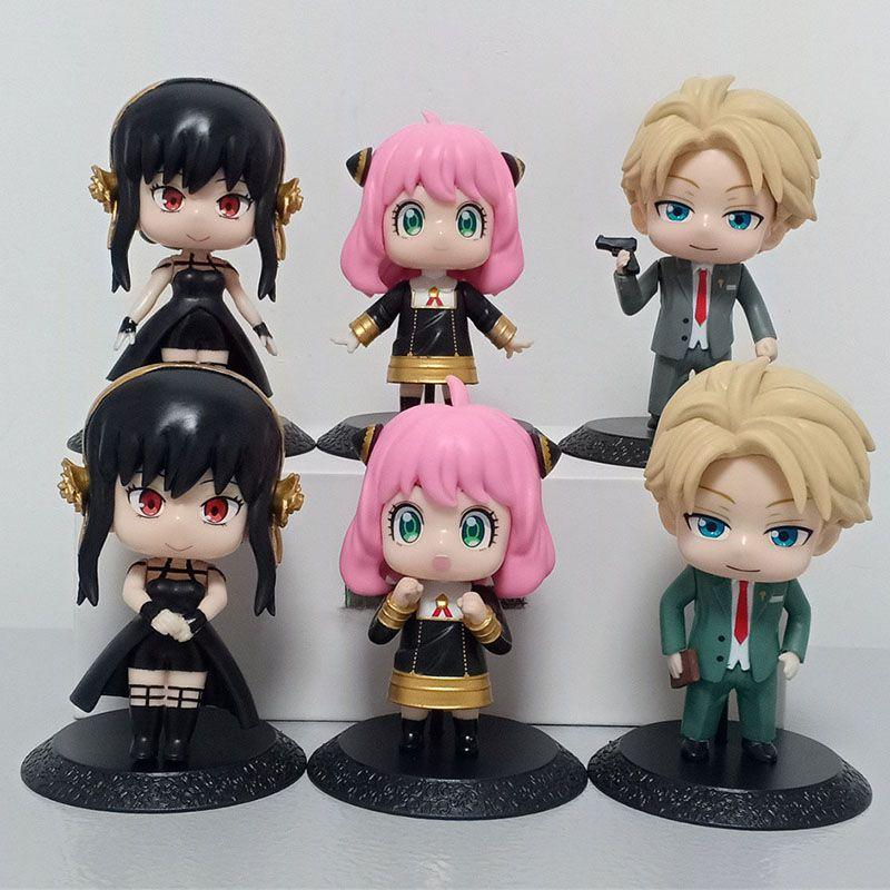 Spy X Family 6pcs/set Figures Lifelike Eyes And Convenient Palm Size