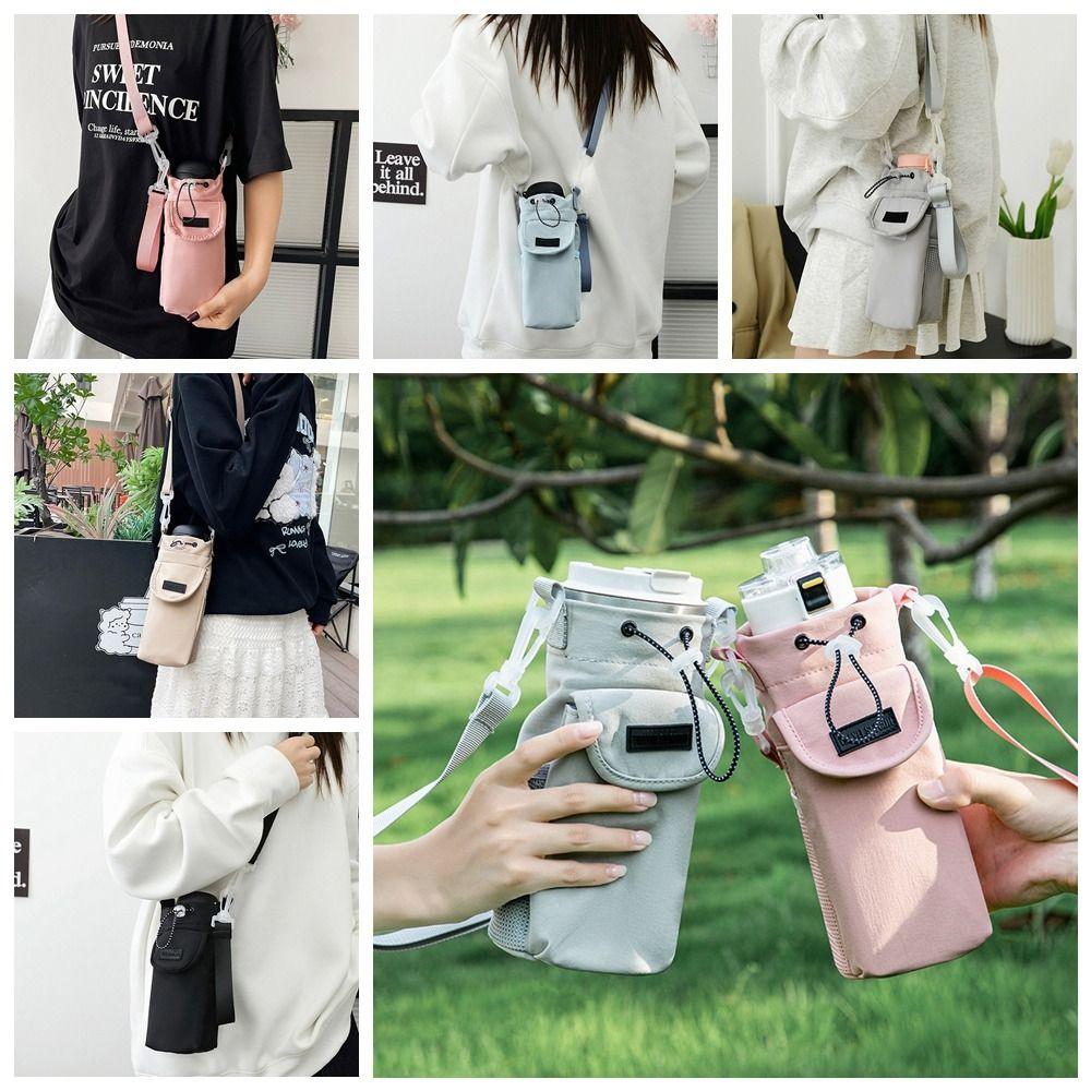 Waterproof Crossbody Water Bottle Purse Multi-functional Water Bottle Sling Bag  Picnic