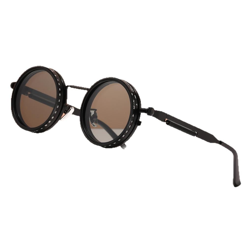 ND file adjustable dimming sunglasses fishing driving filters retro glasses UV protection punk polarized sunglasses