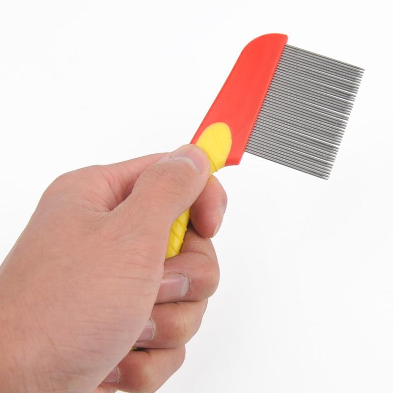 Long-toothed Seahorse Flea Comb Dog Massage Hair Comb Cat Dog Pet Comb Flea Comb