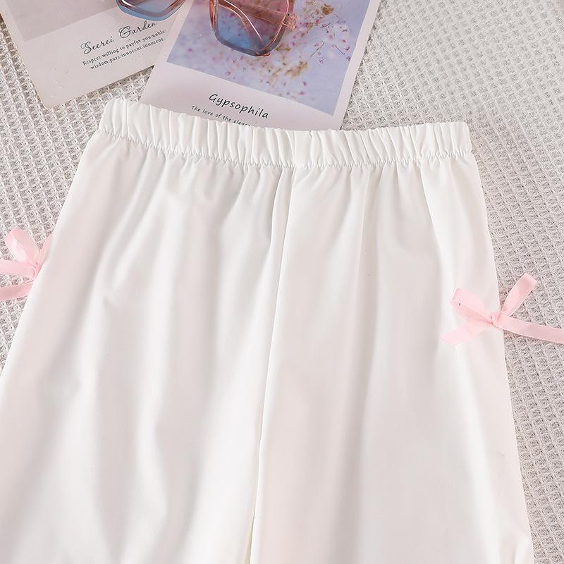 Mädchen Mode Set Herbst Kinder Süße Schleife Langarm Oberteil, Lange Hose