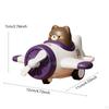 Airplane Toy with Friction Mechanism, Press Type Design for Toddlers