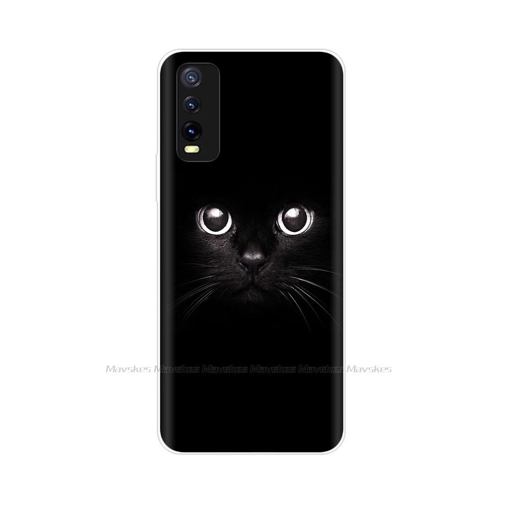 For Coque Vivo Y11s Case Soft Silicone Fundas Back Cover For Vivo Y11s V2027 V2029 Cute Phone Case For Vivo Y 11s TPU Bumper