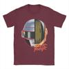 Daft Punk Electronic Band TShirt Beach  100 Cotton TShirts For Men Fashion Pattern Tee Shirt Short Sleeve Vintage Clothing
