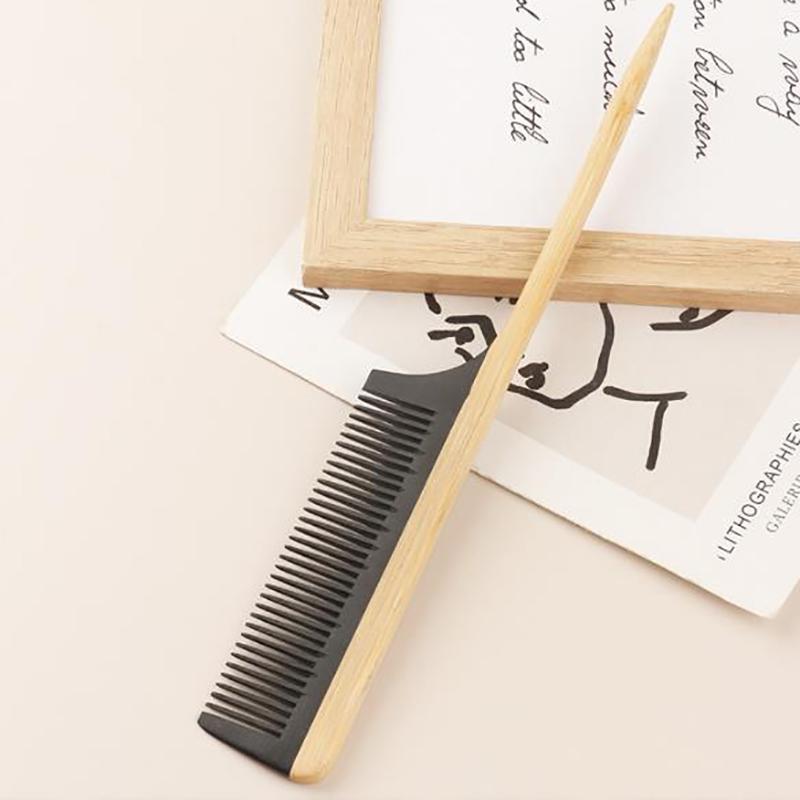 Pettini per capelli in legno di bambù naturale, antistatici, per la cura dei capelli, massaggio sano