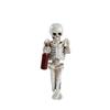 Garden Bar Halloween Skeleton Figurine 3D Skull Figurine Resin Skeleton Statue Creative Modern Art Statue Study Desk Ornament
