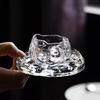 1pc Japanese Style Glass Cup Tasting Transparent/Frozen Tea S Kongfu Master Teacup White Wine Water Pipe Glass