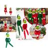 Christmas Grinch Doll Decorations Soft Comfortable And Perfect As Holiday Ornaments And Gifts