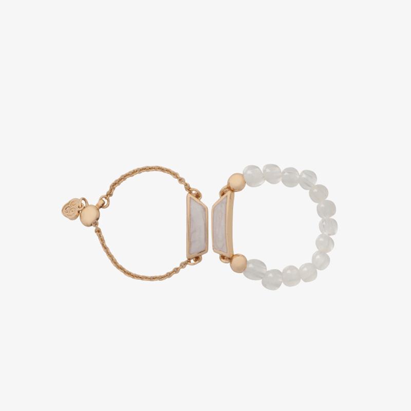 Buy [2024 DALMAJUNG BTS X MU:DS] Ring Set (gold) at