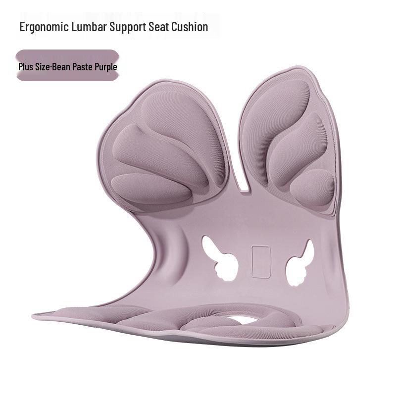 Ergonomic Breathable Lumbar Support Seat Cushion for Long Sitting