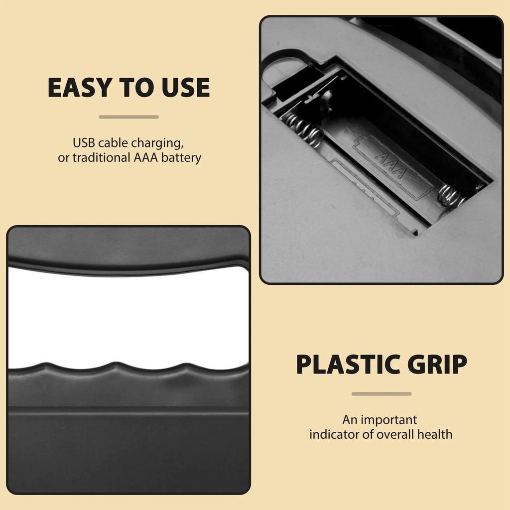 396Lbs/180Kg Grip Strength Tester Digital Hand Dynamometer USB LCD Screen Hand Grip for Power Training Sport