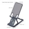 Phone Stand Foldable Portable Ergonomic 7 Angle Adjustments Bottom Silicone Aluminum Alloy Tablet Holder