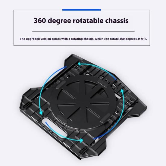 Suporte Ajustável para Laptop Alta Estabilidade Forte Capacidade de Carga Compacto Portátil Giratório Multi-Ângulo Antiderrapante Suporte para Notebook
