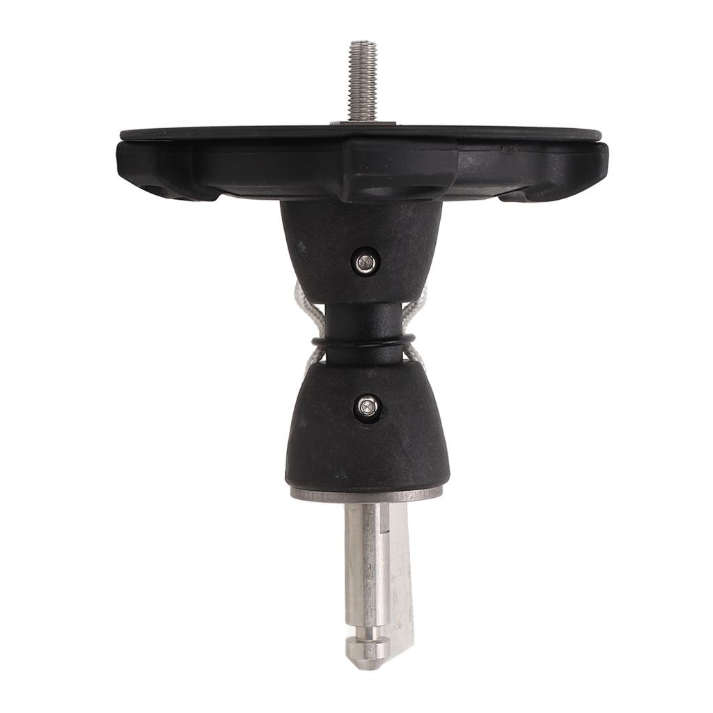 Windsurfing Mast Base Surfing Tendon Joint Mast Foot Base 360 Degrees  Universal for Outdoor Sports Black
