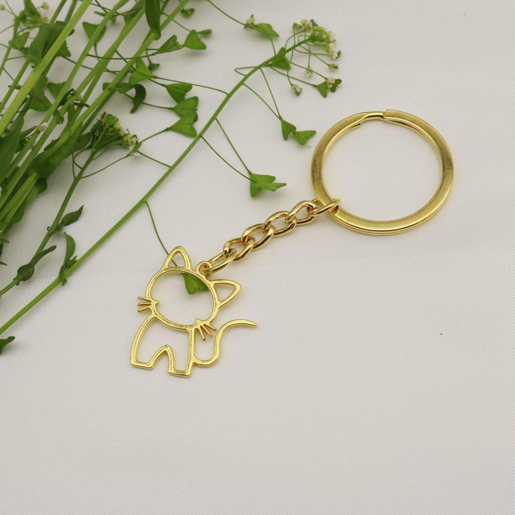 Hollow Cat Keychain Pendant - Popular Design