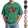 Herren Freizeit Rundhals T-Shirt Kurzarm Sport Oberteil mit Aufdruck Portugal 2026 Fußball Design Leicht Bequeme Passform