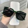 New Fashion Versatile Personality Street Photo Sunglasses Square Male Driving Sun Glasses Sunscreen Goggle Female Firends Gifts