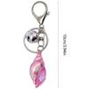 Bunter Muschelglocken-Schlüsselanhänger Stilvoller Acryl-Anhänger Schlüsselanhänger Acryllegierung Schlüsselanhänger Modischer Taschenanhänger