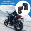 Unisex Motorcycle Handlebar Mitts Waterproof Snowmobile Mittens Windproof Handlebar Fingerless Gloves for Cold Weather Riding
