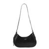 New niche design retro oily shoulder bag light luxury fashion crescent bag high-end messenger bag