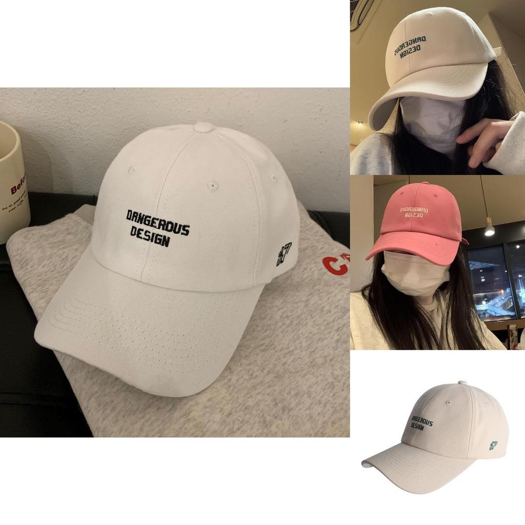 Stylish English Letter Baseball Cap For Men And Women Wide Brim Sun Protection