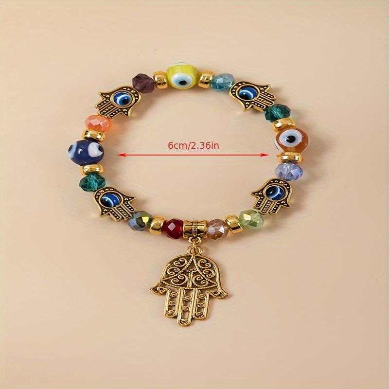 Couple Eye Bracelet Blue Eye Palm Demon Eye Couple Bracelet for Women Jewelry