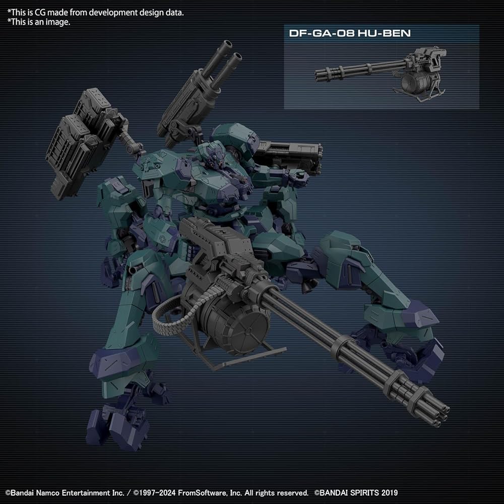 Bandai Spirits 30MM Armored Core VI Fires of Rubicon Balam Industries BD-011 Melander Colored Plastic Model Kit