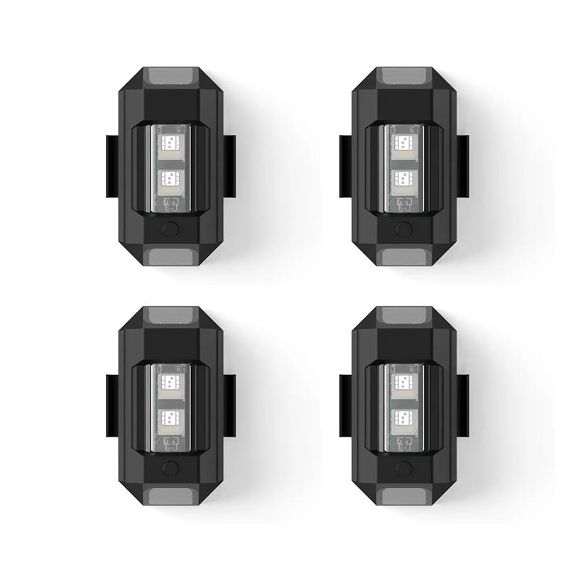 Światła Motocyklowe Dron Stroboskop USB LED Antykolizyjne Rower Samolot Nocny Lot Mini Migające Światło Sygnałowe