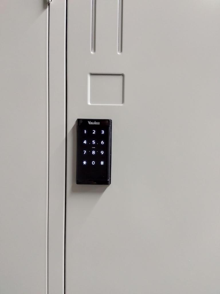 Rockman Japan Digital Door Lock, LC-912, for Steel Lockers, Card and PIN Code Operation, Installation Video Included