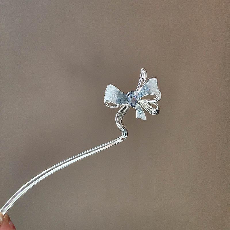 Butterfly Tassel Hairpin: 2024 High-End Versatile Chinese Updo Hair Fork for Women