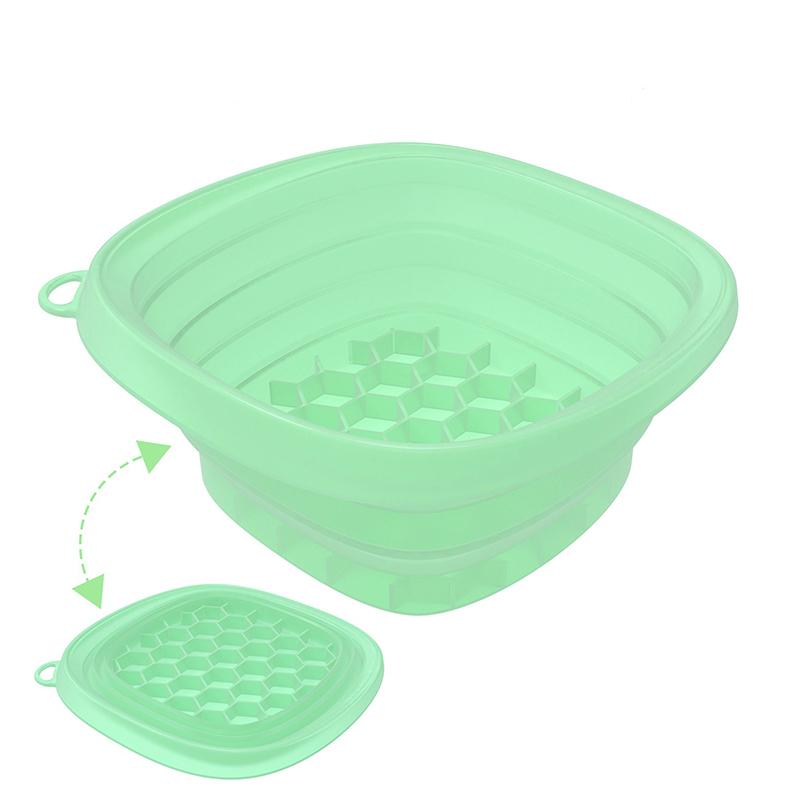Face Ice Bath Bowl For Facials Plunge Dipping Face Folding Ice Facials Washbasin Facials Skin Cares Tool For Home Travel