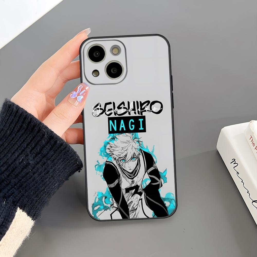 Blue Lock Anime Phone Case For Iphone 16 Plus 15 14 Pro Max 13 Mini 11 12 Xr X Xs 6 7 8 SE Plus Back Cover
